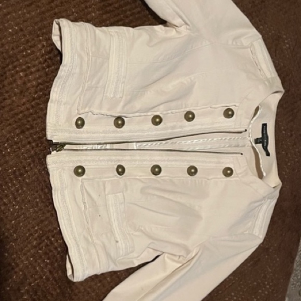 WHBM cream jacket